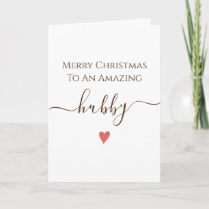 Hubby Merry Chirstmas Card