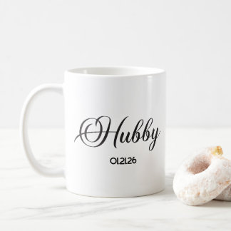 Hubby Wedding coffee mug