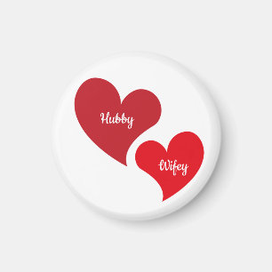 Hubby Wifey magnet