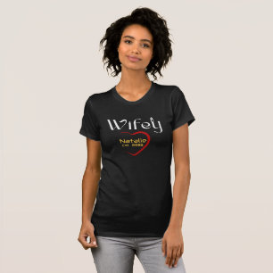 Hubby Wifey Wedding Anniversary Gift Women's T-Shirt