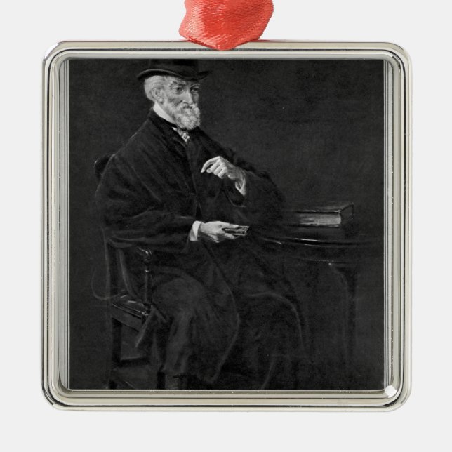 Hubert George de Burgh-Canning Metal Ornament (Front)