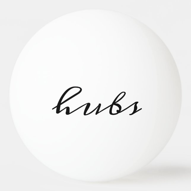 Hubs script ping pong ball (Front)