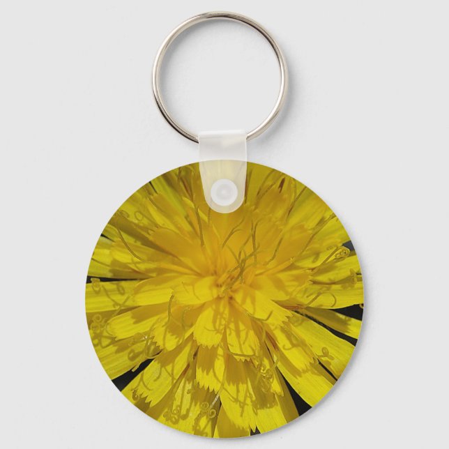 Hübsche Löwenzahnblüte Keychain (Front)