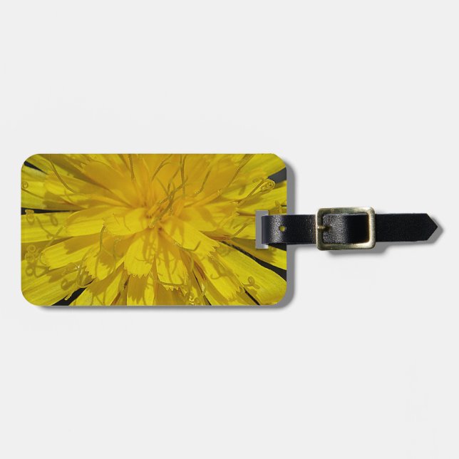 Hübsche Löwenzahnblüte Luggage Tag (Front Horizontal)
