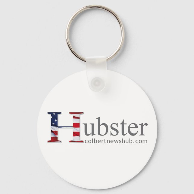 Hubster - Button Badge Keychain (Front)