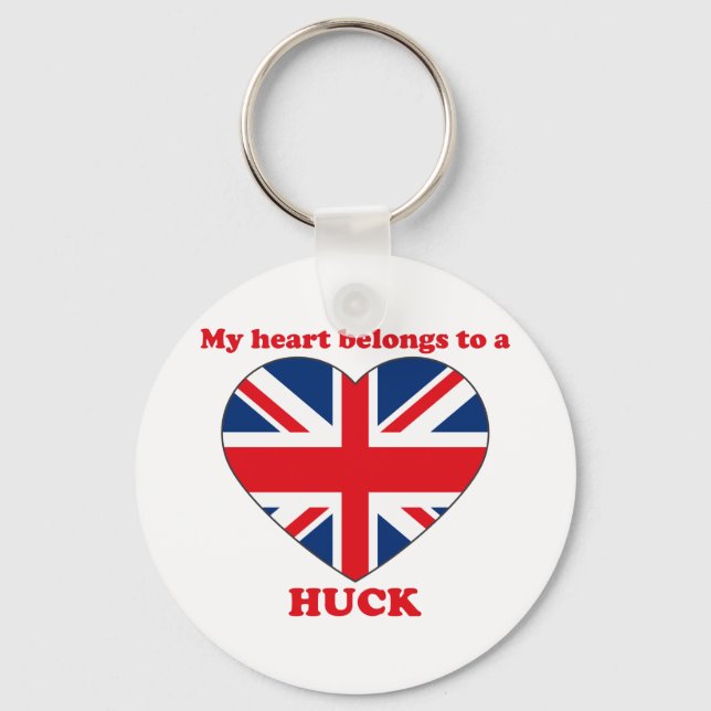 Huck Keychain (Front)