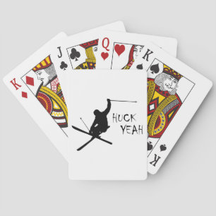 Huck Yeah (Skiing) Playing Cards