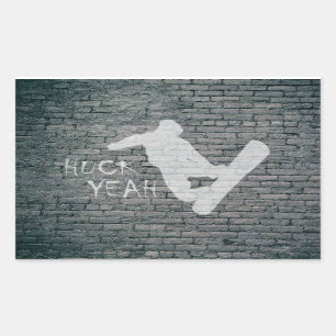 Huck Yeah (Snowboarding) Sticker
