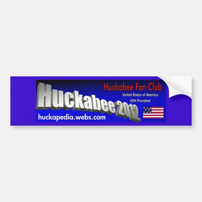 Huckabee 2012 Bumper Sticker (Front)