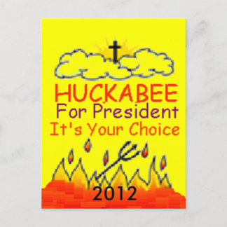 HUCKABEE 2012 Postcard