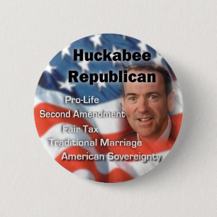 huckabeerepublican 2 inch round button
