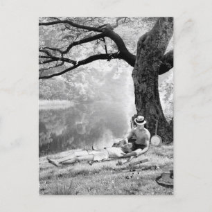 Huckleberry and Tom Postcard