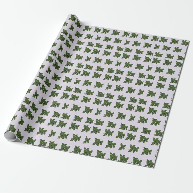 Huckleberry  bandana wrapping paper (Unrolled)