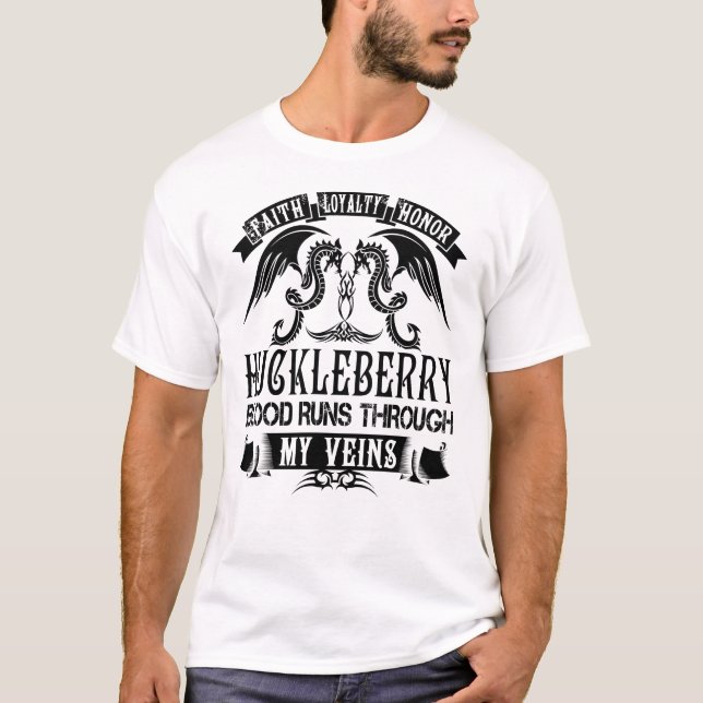 HUCKLEBERRY Blood Runs Through My Veins T-Shirt (Front)