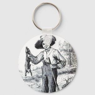 Huckleberry Finn Keychain