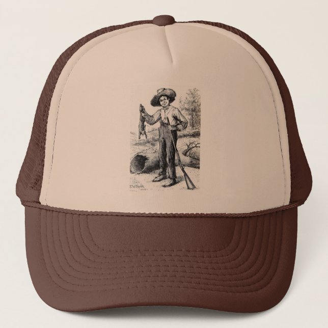 Huckleberry Finn Trucker Hat (Front)