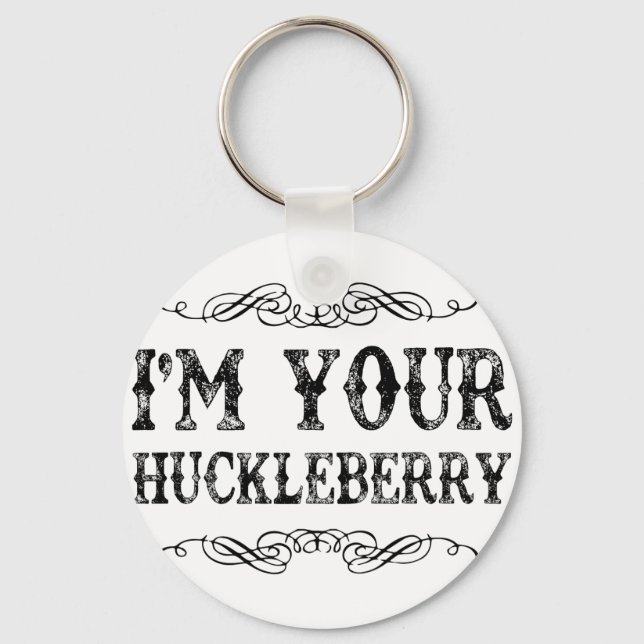 huckleberry keychain (Front)