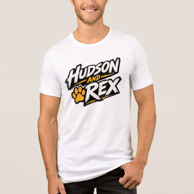 Hudson and Rex Tri-Blend Shirt (Front)