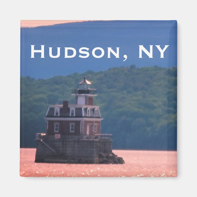 Hudson Athens Lighthouse - Hudson City Light, NY Magnet (Front)
