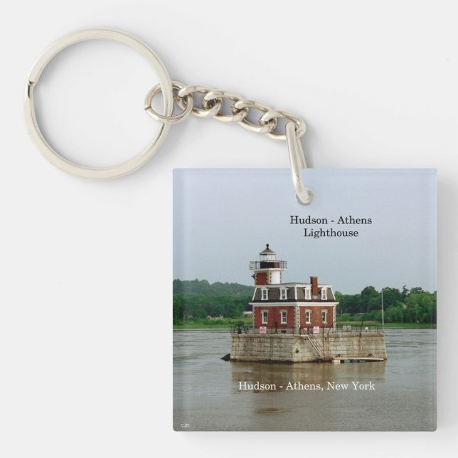 Hudson Athens Lighthouse key chain (Front)