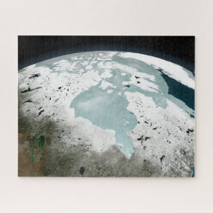 Hudson Bay Sea Ice On April 29, 2006. Jigsaw Puzzle