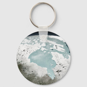 Hudson Bay Sea Ice On April 29, 2006. Keychain