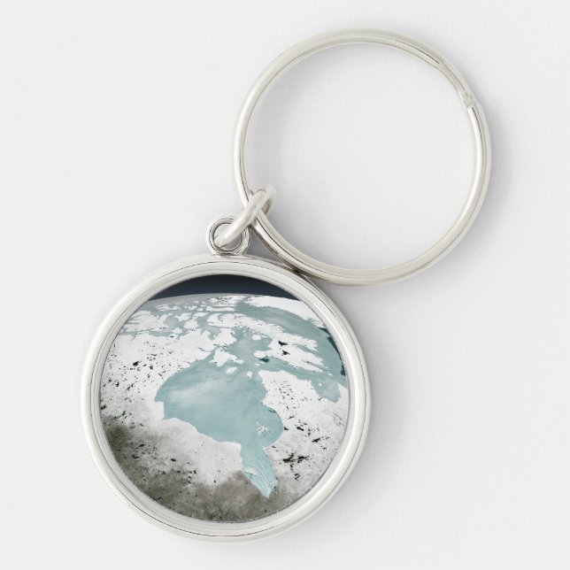 Hudson Bay Sea Ice On April 29, 2006. Keychain (Front)