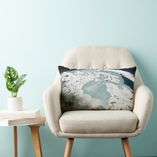 Hudson Bay Sea Ice On April 29, 2006. Lumbar Pillow