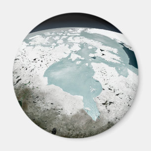 Hudson Bay Sea Ice On April 29, 2006. Magnet