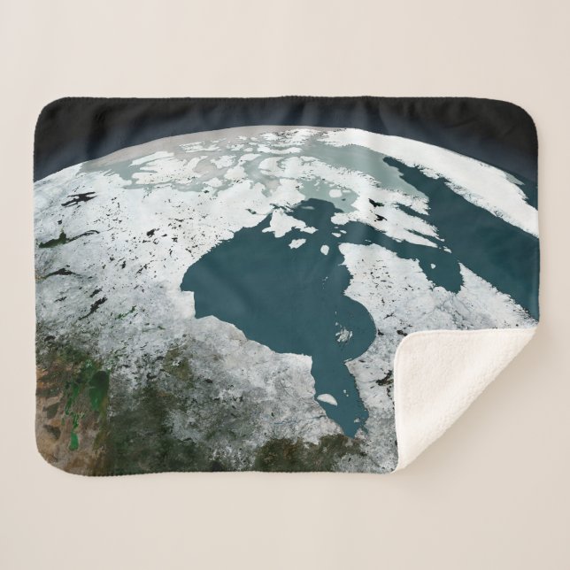 Hudson Bay Sea Ice On November 14, 2005. Sherpa Blanket (Front (Horizontal))