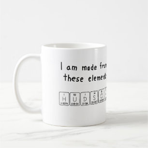 Hudson periodic table name mug
