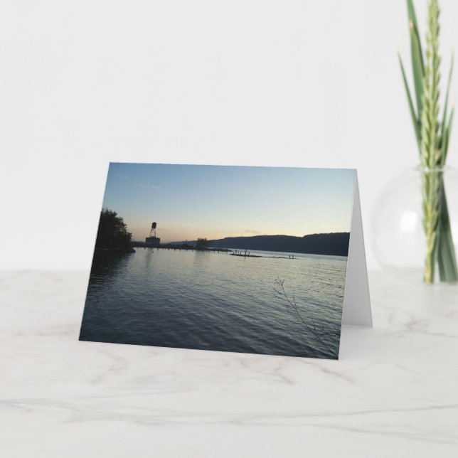 Hudson River Greeting Card (Front)