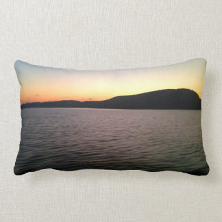 Hudson River / modern stripes throw cushion