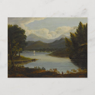 Hudson River Painting  Postcard