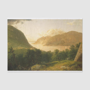 Hudson River Scene by John Frederick Kensett Tissue Paper