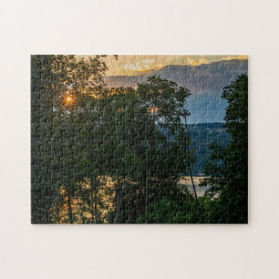 Hudson River Summer Evening Jigsaw Puzzle