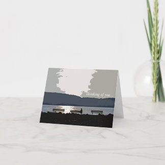 Hudson River Sunset Card