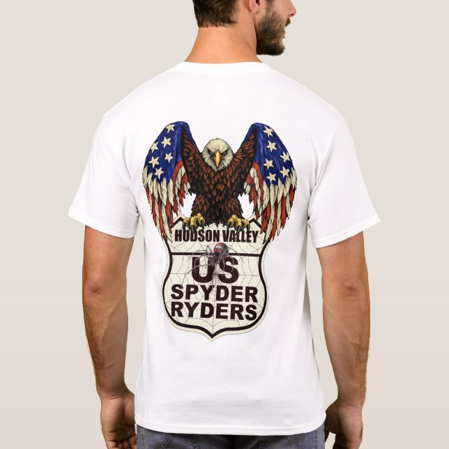 Hudson Valley Chapter - Eagle Logo 2s T-Shirt (Back)