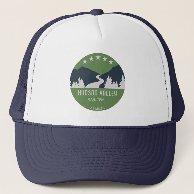 Hudson Valley Rail Trail New York Trucker Hat (Front)