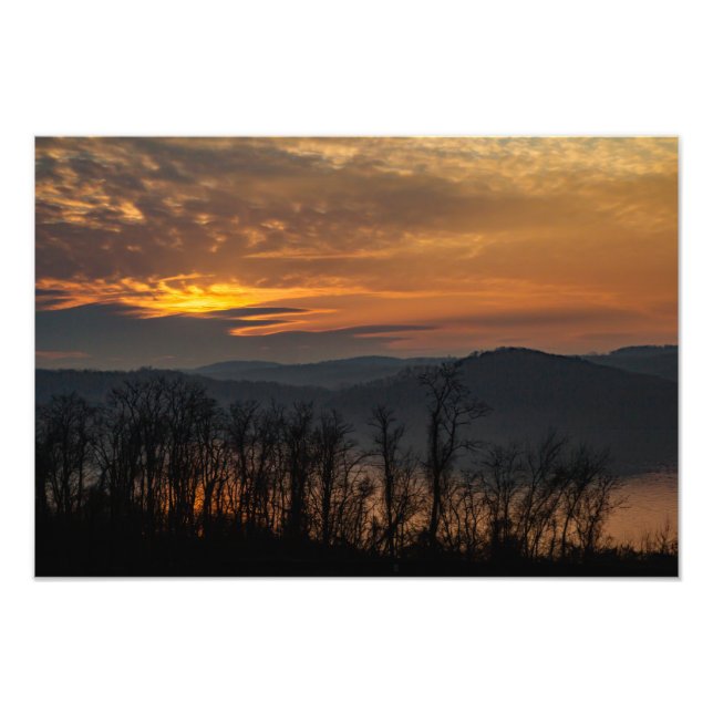 Hudson Valley Sunset Photo Print (Front)