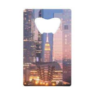 Hudson Yards (Vessel) Empire State Building, NYC Credit Card Bottle Opener