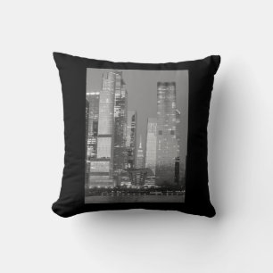 Hudson Yards (Vessel) Empire State Building, NYC Throw Pillow