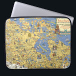 Hudson's Bay Company - Map of Canada Laptop Sleeve<br><div class="desc">"Hudson's Bay Company : Historic trading posts and territories of the Governor and company of Adventurers of England trading into Hudson's Bay. Stanley Turner. Made in Canada. Third revision, ". Map of Canada by Stanley Turner and Hudson's Bay Company from 1969. Showing early landmarks, locations of historical events and people,...</div>