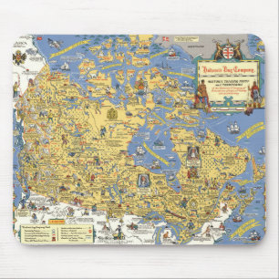 Hudson's Bay Company - Map of Canada Mouse Pad