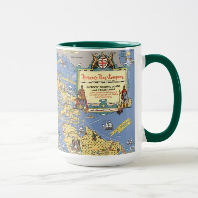 Hudson's Bay Company - Map of Canada Mug (Right)