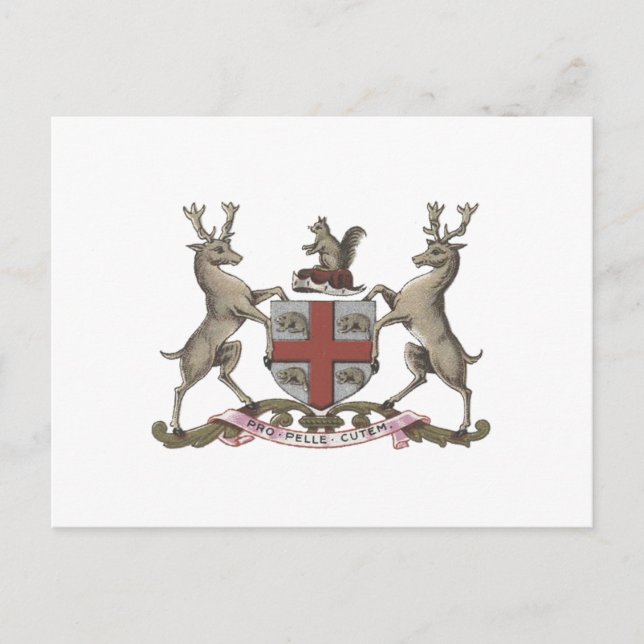 Hudson's Bay Crest Postcard (Front)