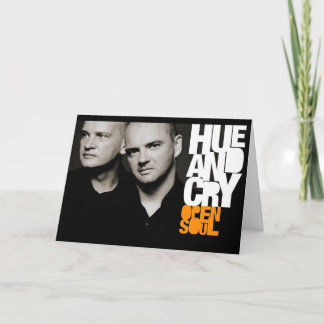 Hue and Cry - Greeting Card