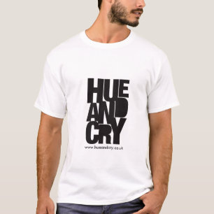 Hue and Cry - T-shirt (white)