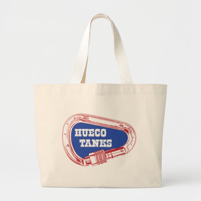 Hueco Tanks Carabiner Large Tote Bag (Front)