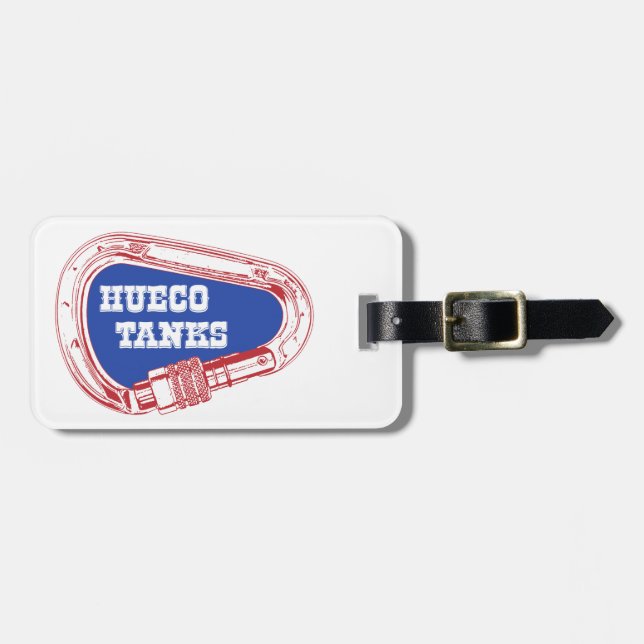 Hueco Tanks Carabiner Luggage Tag (Front Horizontal)